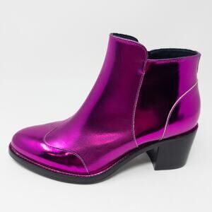 The Office of Angela Scott Magenta Boots Size 37 EU 7 US One-of-a-Kind